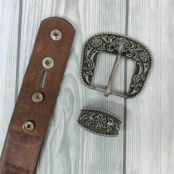 Eagle Hand-Tooled Belt, Premium Western Leather Belt – Embossed Belt for Unisex - Picture 9 of 12